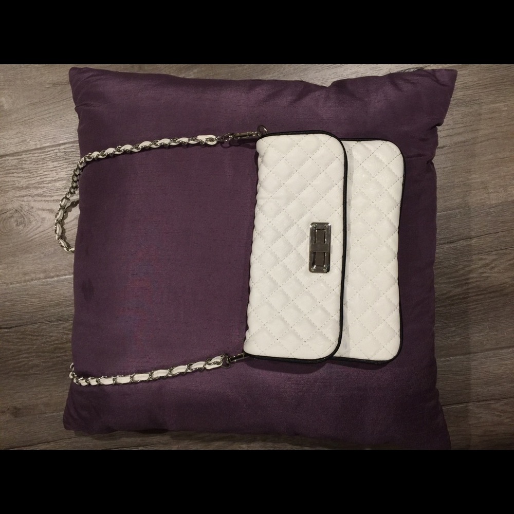 Small white purse
